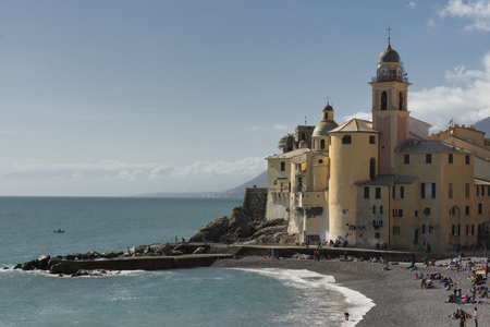 camogli，利古里亚 意大利风景如画的渔民村