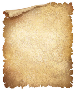 孤立在白色背景上的旧和复古纸照片