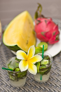 多彩和健康的泰国水果图片