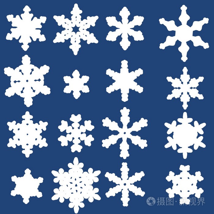 雪花插画-正版商用图片1c1q80-摄图新视界