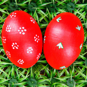 手绘的复活节彩蛋