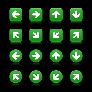 箭头符号 web 2.0 互联网按钮照片