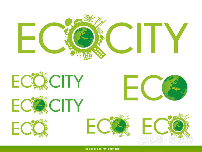生态城标志设计生态学 生态 环境