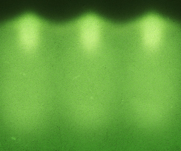 绿色照明墙体
