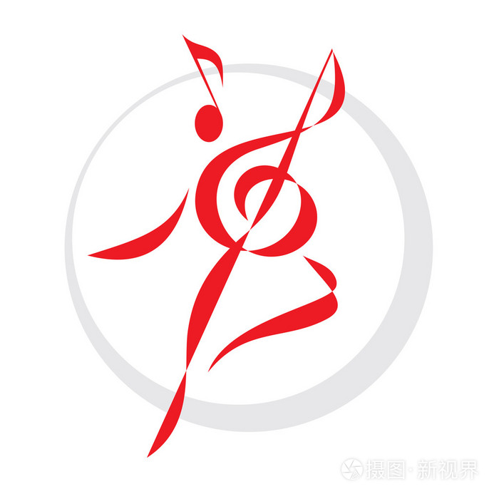 舞蹈logo 标志插画 正版商用图片1c28a1 摄图新视界