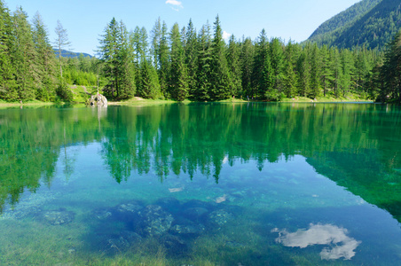 Green lake Grner see in Bruck an der Mur, Austria