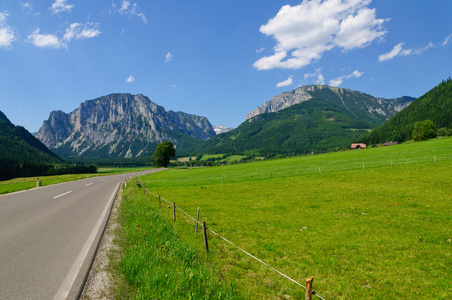 中央奥地利阿尔卑斯山的风景