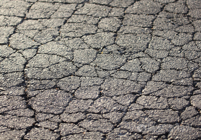 含裂纹的沥青纹理