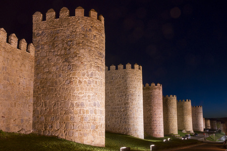 阿瓦拉市城墙西班牙