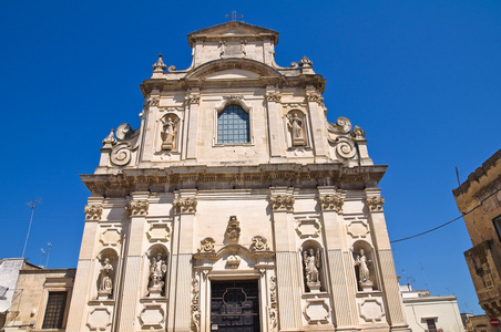 alcantarines 大教堂。拉察。普利亚大区。意大利