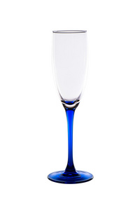 空酒杯与蓝干