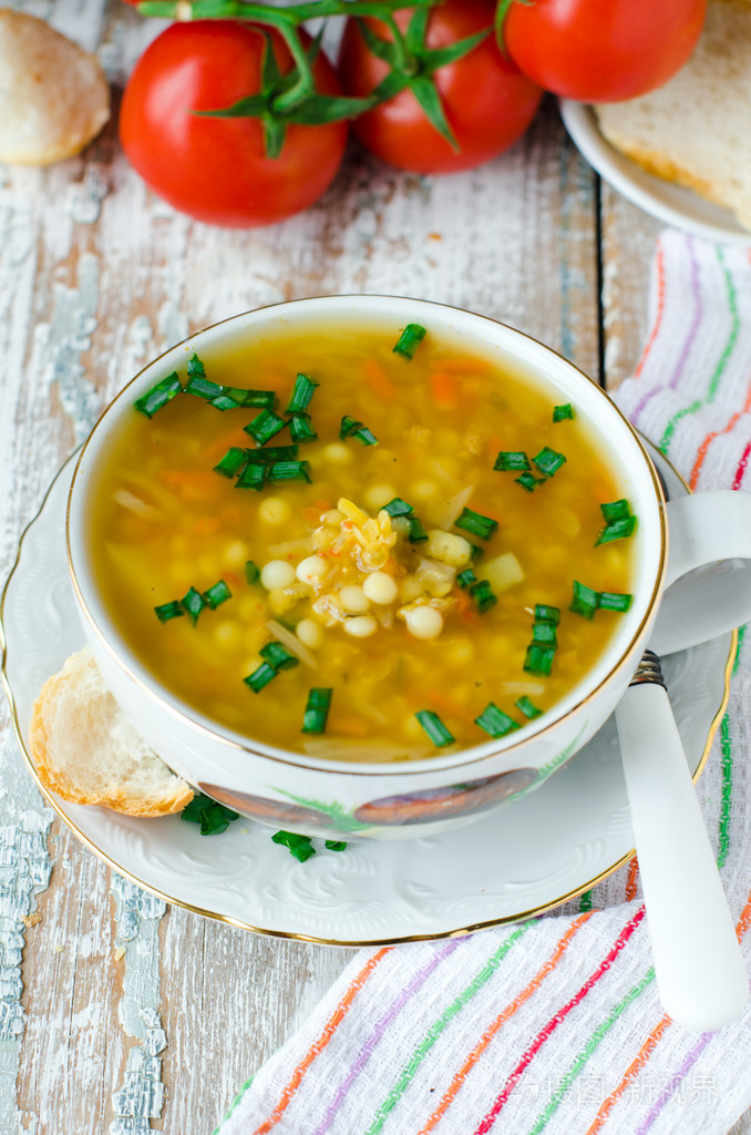 扁豆汤配意大利面