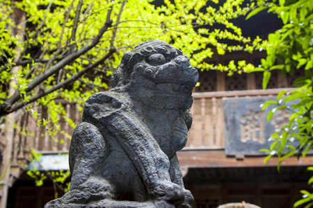 石雕作品在中国凤凰镇