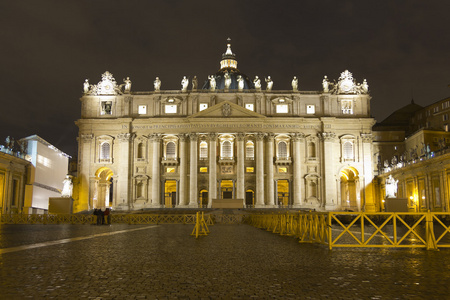 彼得  圣之夜。梵蒂冈城