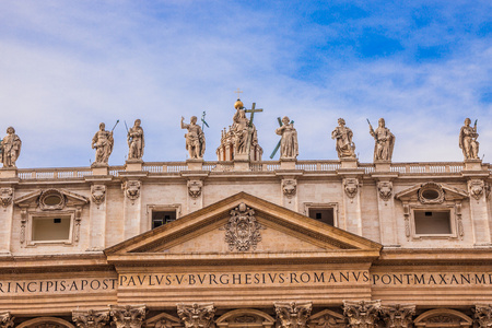在意大利，罗马梵蒂冈圣彼得大教堂