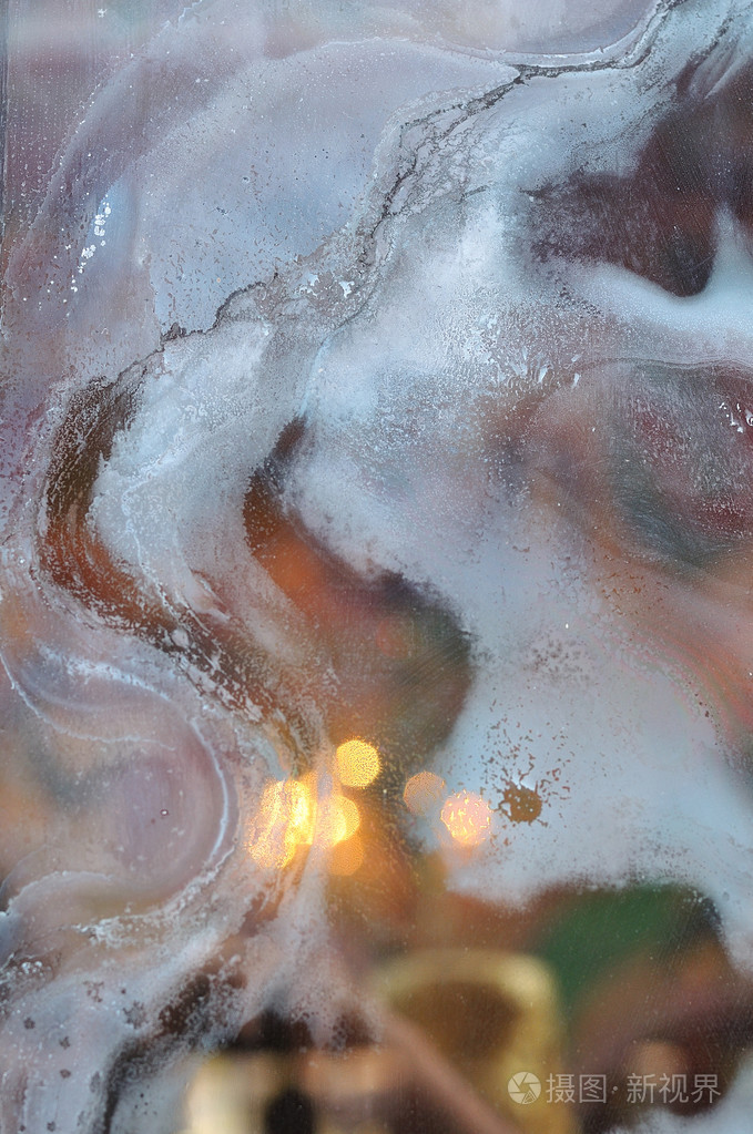 划痕和脏的玻璃纹理