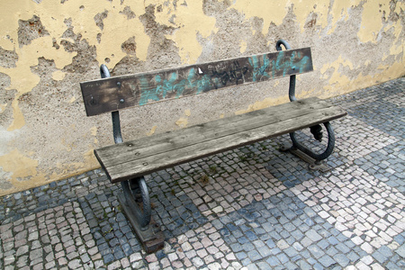 街头长椅街头长椅复古照片