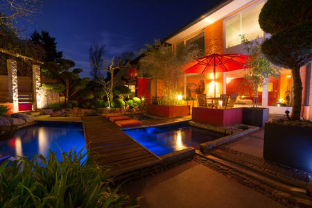 别墅私家花园图片大全