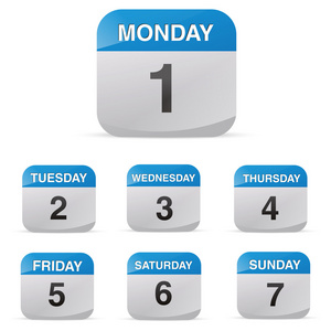 日历设置图标符号月年日历工作表 kalendarium 生日假期办公室日记