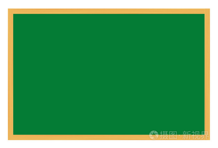 空白绿色黑板