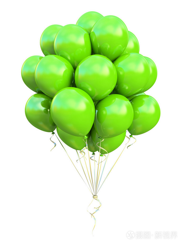 绿色气球