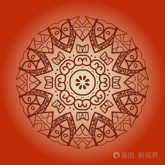 东方曼荼罗图案瑜伽羯磨