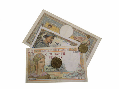 法国 20 世纪 30 年代20 世纪 40 年代的钱