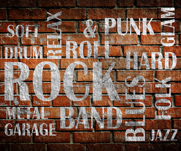 grunge 摇滚音乐海报