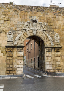 一个视图 passeig de 马略卡岛帕尔马安东尼和 torre de pilats，塔拉戈纳，西班牙