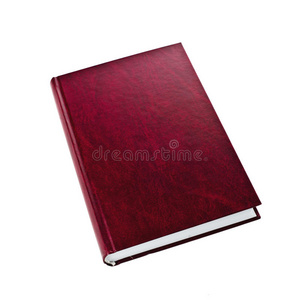 新的红色精装书空白封面
