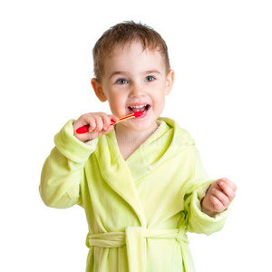 儿童刷牙隔离