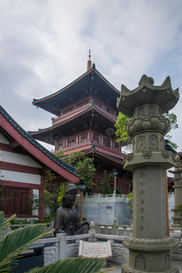 梅沙华侨城东深圳华星寺广场会众塔七宝池