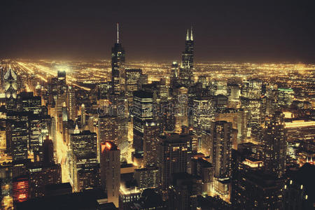 芝加哥的夜晚