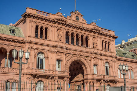 阿根廷布宜诺斯艾利斯卡萨罗萨达大厦。