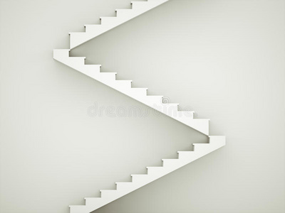 渲染的楼梯