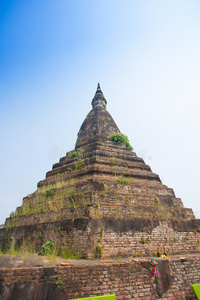 老挝万象的佛寺。