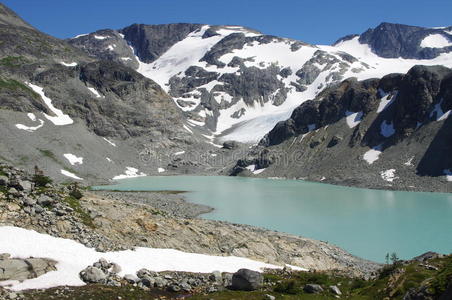 壮观的阿尔卑斯韦奇蒙特湖