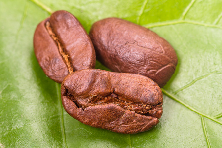 三种咖啡豆