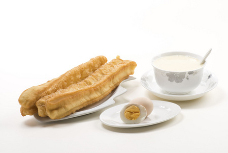 油条加豆浆图片