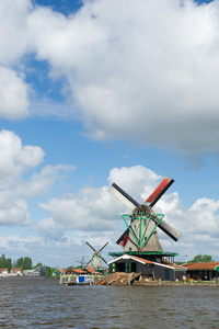 风车在荷兰 zaanse schans