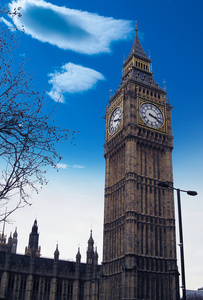 伦敦，仁 2007年 著名的塔钟 大笨钟