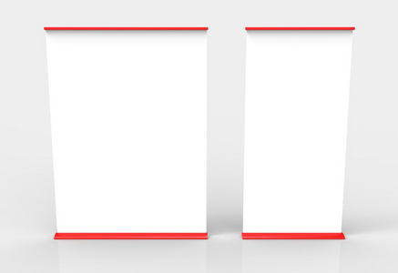 空白易拉宝海报横幅显示图片