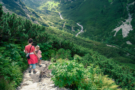 在塔特拉山徒步旅行图片