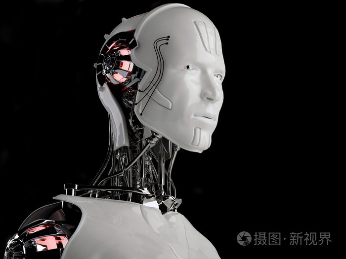 机器人 android 男子