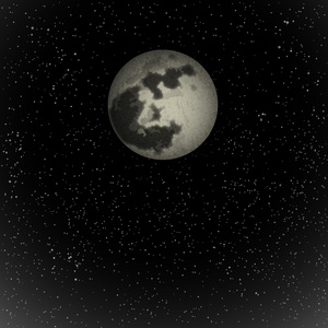全月亮和星星图片