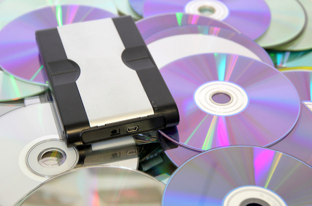 硬盘上的 cd 和 dvd