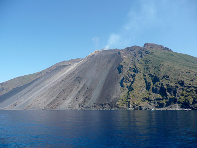 龙博活火山埃奥利群岛的一部分图片