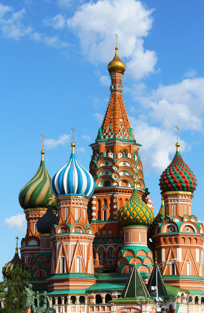 圣瓦西里大教堂,红场,莫斯科俄罗斯照片-正版商用图片1c9k95-摄图新