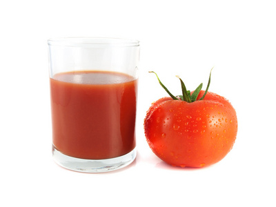 红熟番茄加番茄汁湿