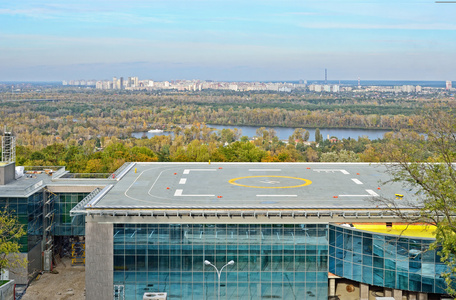 直升机场在城市基辅